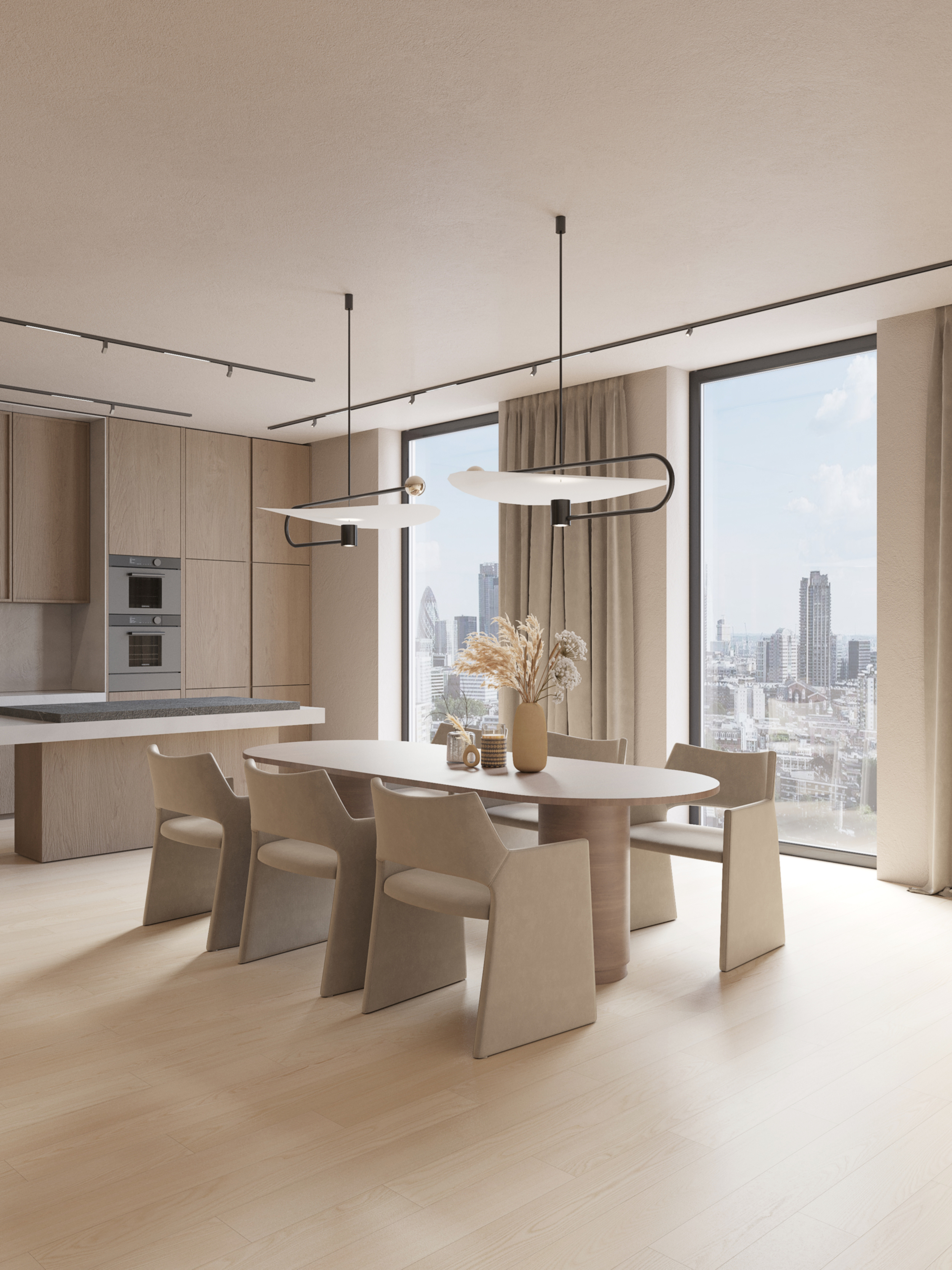 Living room + Kitchen