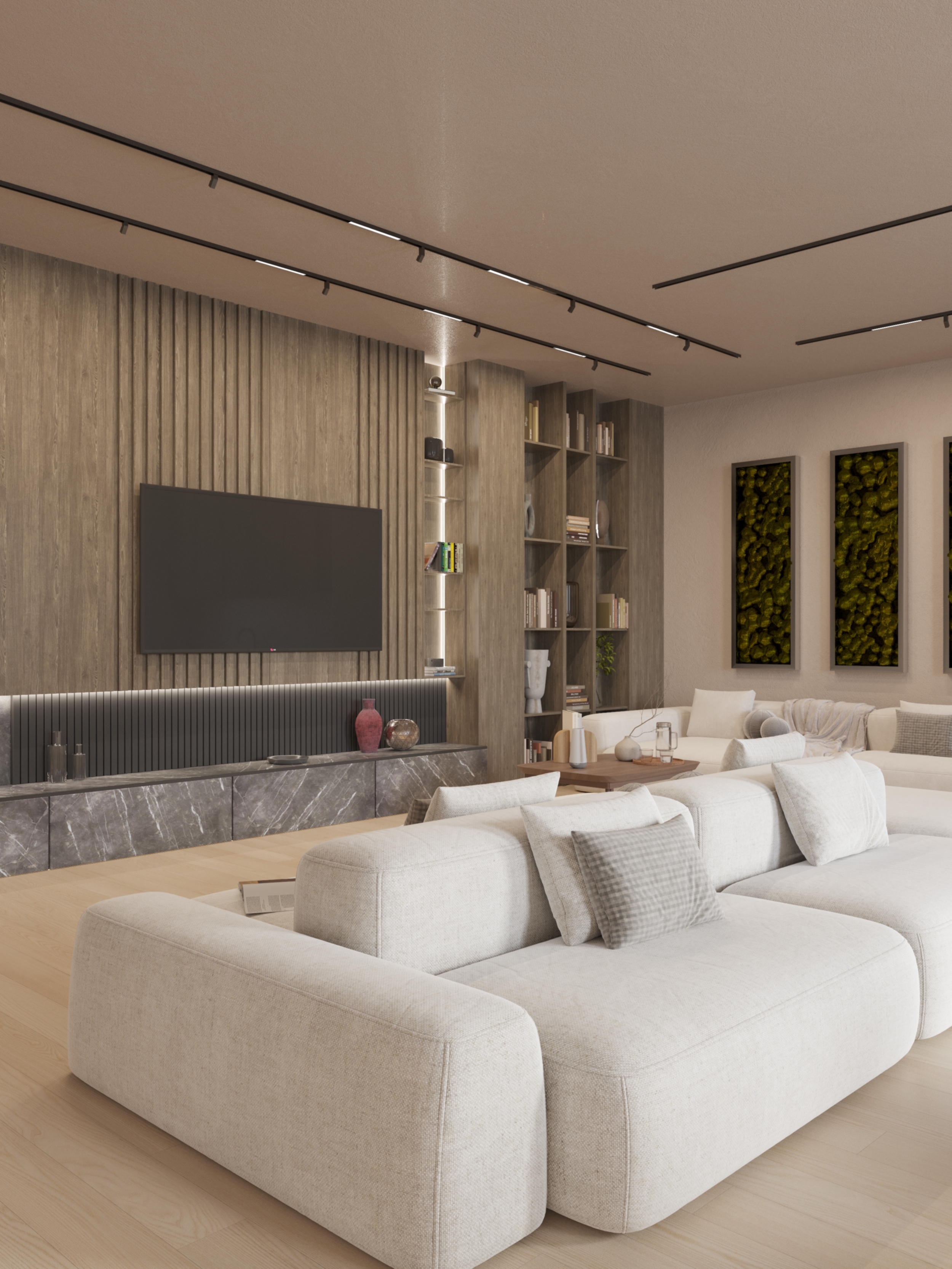 Living room + Kitchen