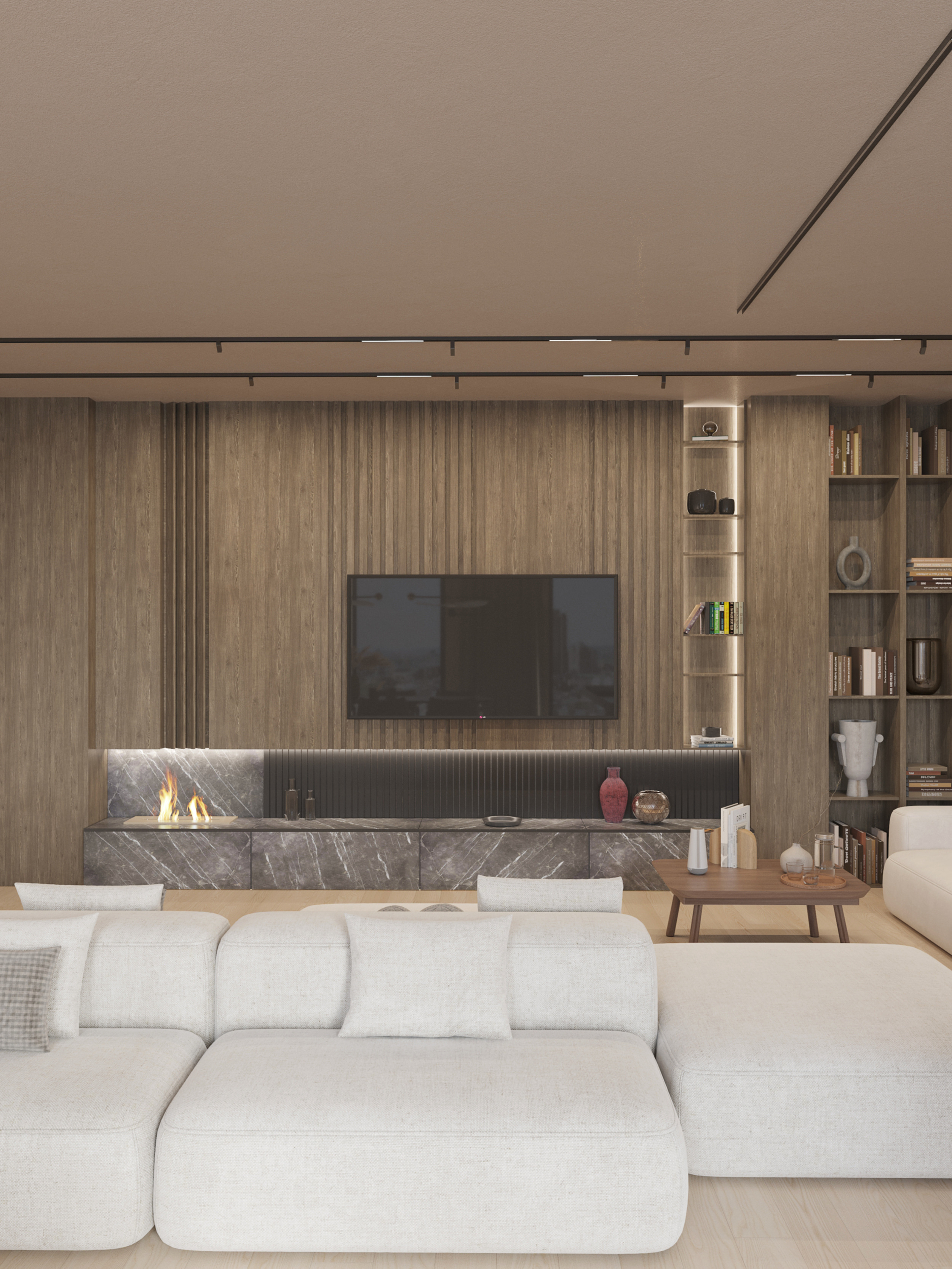 Living room + Kitchen