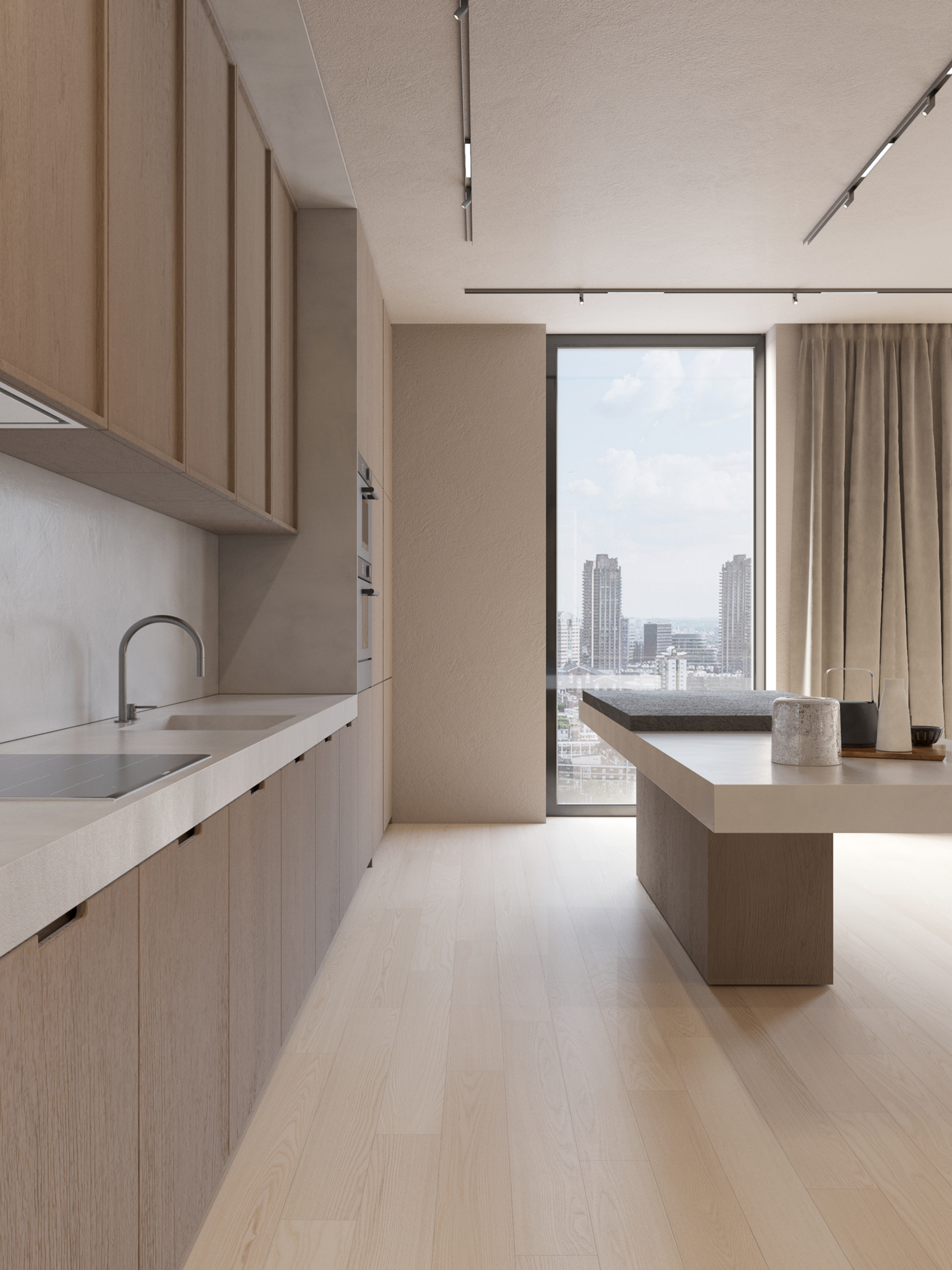 Living room + Kitchen