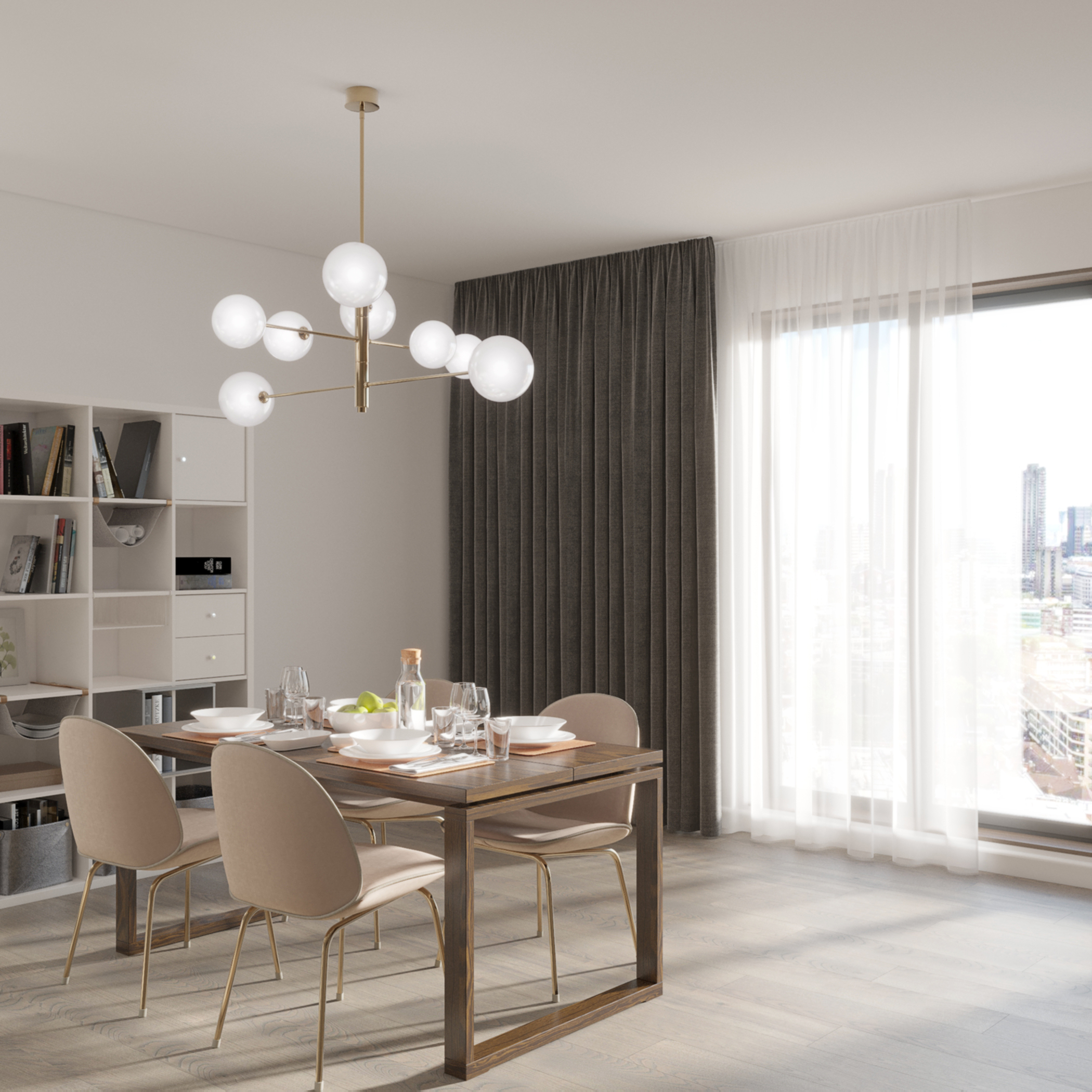 Living room + Kitchen