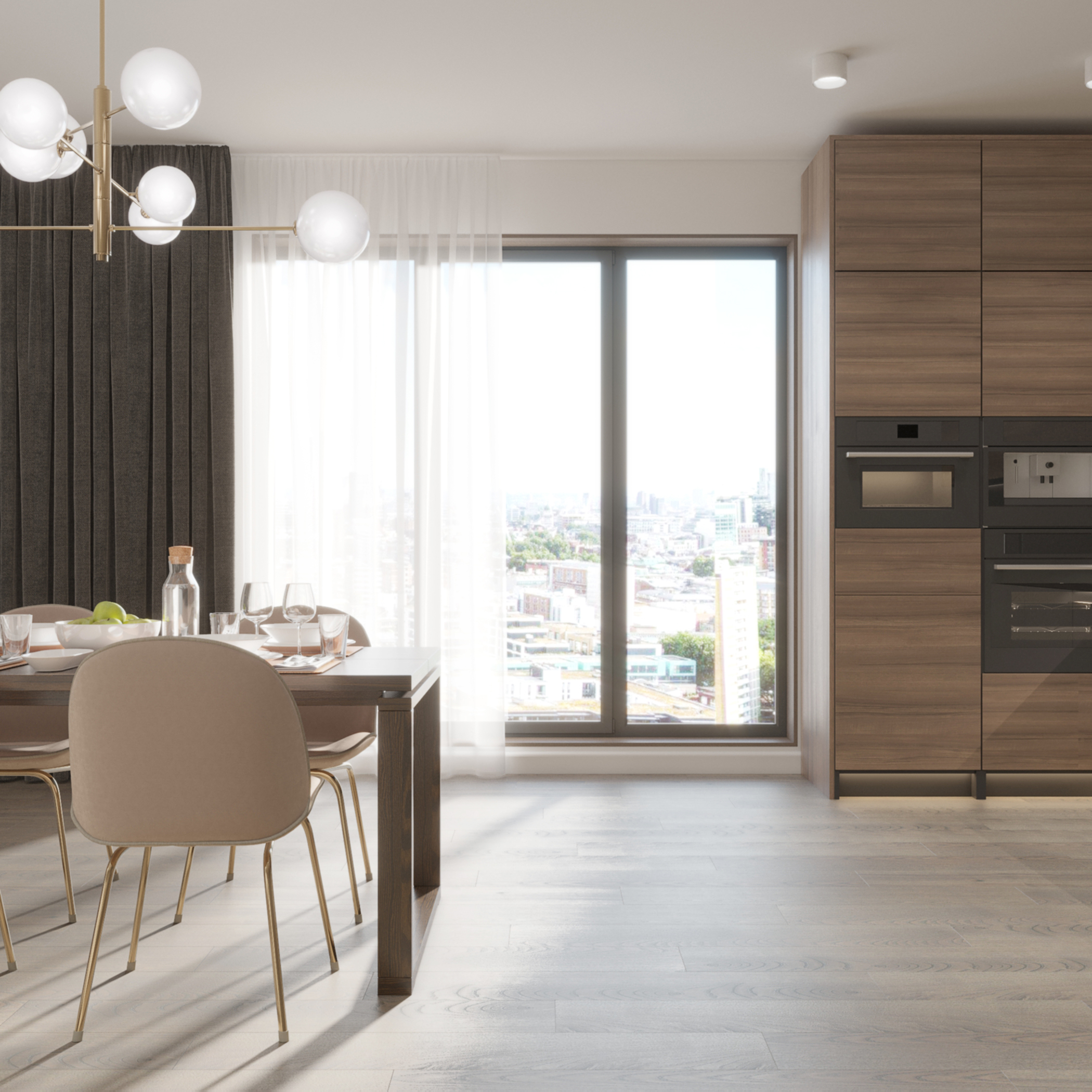 Living room + Kitchen